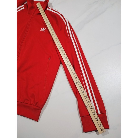 Adidas Originals Prime Blue mens Red Trefoil Logo Track Tracksuit Jacket size XL - Picture 10 of 11